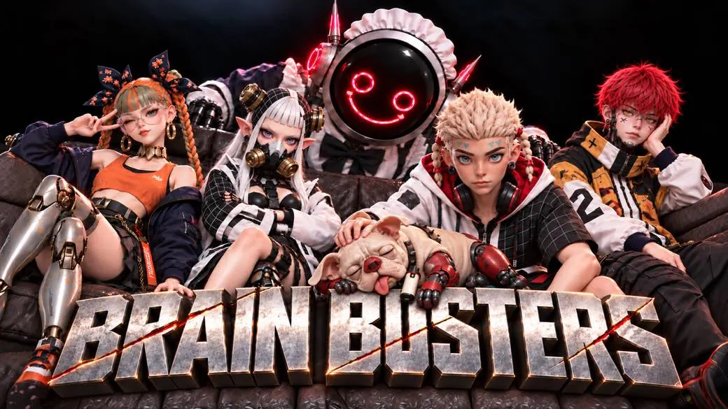 BRAIN BUSTERSの仲間たちの集合ビジュアル