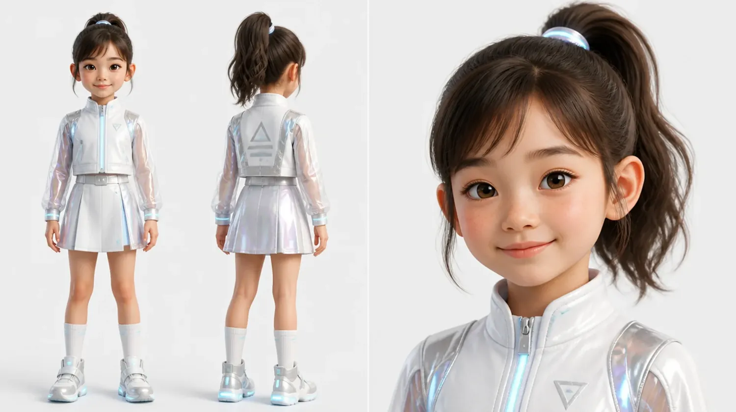 ユナのキャラクターデザイン